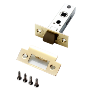 Защелка межкомнатная RENZ L 5-45 plastic B золото