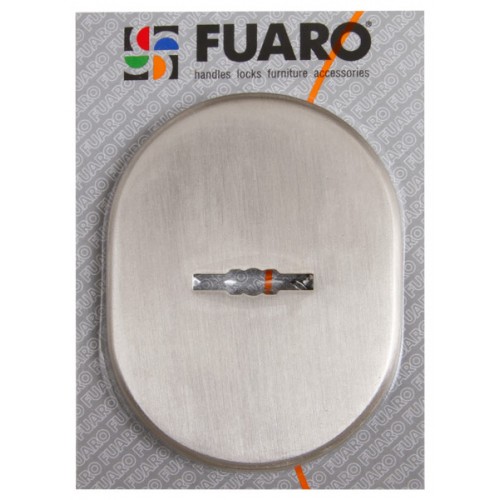 Накладка Fuaro (Фуаро) на сувальдный замок ESC.S-lift.SF/OV.476 (ESC 476) с шторкой AB зелёная бронза