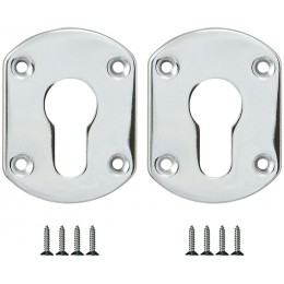 Накладка Fuaro (Фуаро) на цилиндр ESC.C+C/OV.set (ESC031) CP хром (2шт.)