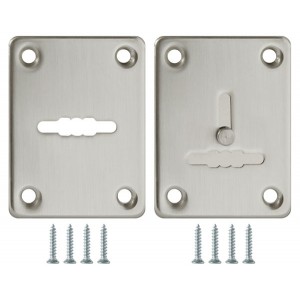Накладка Fuaro (Фуаро) на сувальдный замок ESC.S-lift+S/K.set (ESC081/082) мат.никель (2шт.)