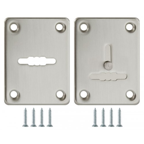 Накладка Fuaro (Фуаро) на сувальдный замок ESC.S-lift+S/K.set (ESC081/082) мат.никель (2шт.)