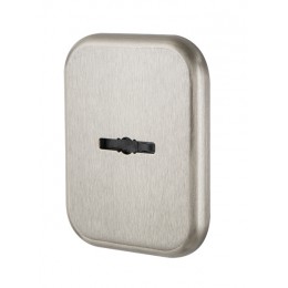 Декор. Armadillo (Армадилло) Квадратная накл. на сувальдный со шторкой PS-DEC SQ CT (ATC Protector 1) SN-3 Мат.никель