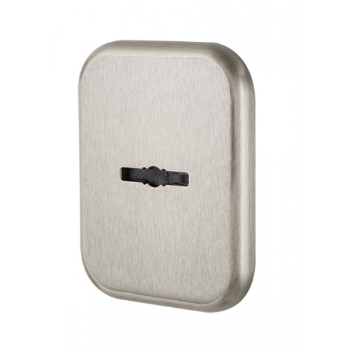 Декор. Armadillo (Армадилло) Квадратная накл. на сувальдный со шторкой PS-DEC SQ CT (ATC Protector 1) SN-3 Мат.никель