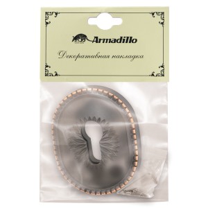 Накладка Armadillo (Армадилло) на цилиндр ESC.C.CL/OV (ET-DEC CL) ABL-18 темная медь