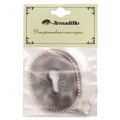 Накладка Armadillo (Армадилло) на цилиндр ESC.C.CL/OV (ET-DEC CL) ABL-18 темная медь