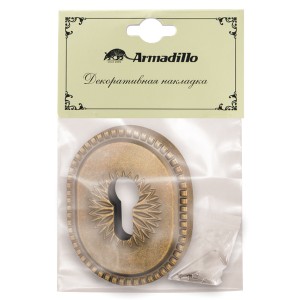 Накладка Armadillo (Армадилло) на цилиндр ESC.C.CL/OV (ET-DEC CL) OB-13 античная бронза
