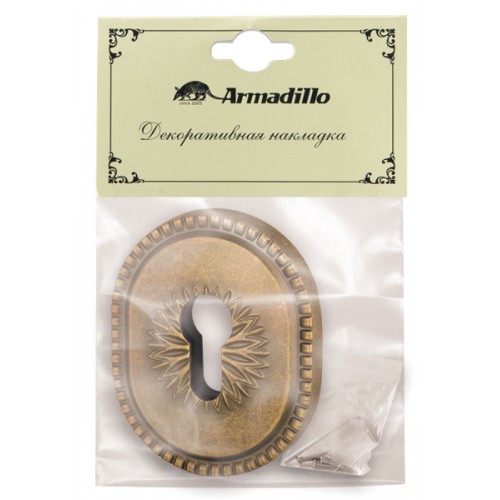Накладка Armadillo (Армадилло) на цилиндр ESC.C.CL/OV (ET-DEC CL) OB-13 античная бронза
