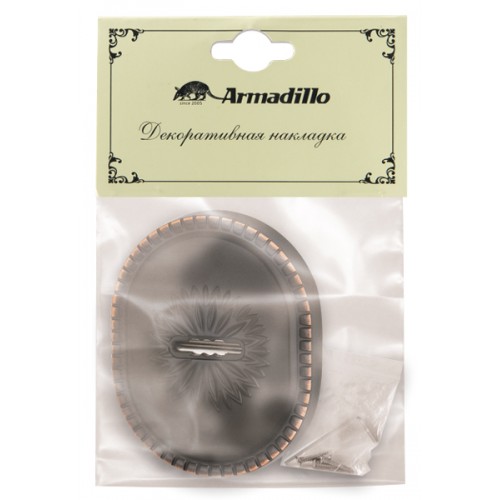 Накладка Armadillo (Армадилло) на сувальдный замок ESC.S-auto.CL/OV (PS-DEC CL) ABL-18 темная медь