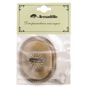 Накладка Armadillo (Армадилло) на сувальдный замок ESC.S-auto.CL/OV (PS-DEC CL / ATC Protector 1) OB-13 античная бронза