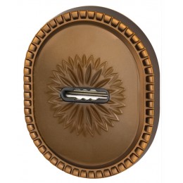 Накладка Armadillo (Армадилло) на сувальдный замок ESC.S-auto.CL/OV (PS-DEC CL) BB-17 коричневая бронза