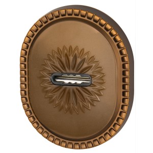 Накладка Armadillo (Армадилло) на сувальдный замок ESC.S-auto.CL/OV (PS-DEC CL) BB-17 коричневая бронза
