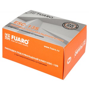 Накладка Fuaro (Фуаро) на сувальдный замок ESC.S-auto/CRE/OV.13 (ESC-13S) с автомат. шторками CP хром