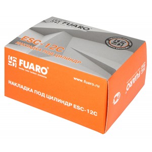 Накладка Fuaro (Фуаро) на цилиндр ESC.C/CRE/OV.12 (ESC-12C) CP хром (2шт. в уп.,отгр. по 1 шт.)