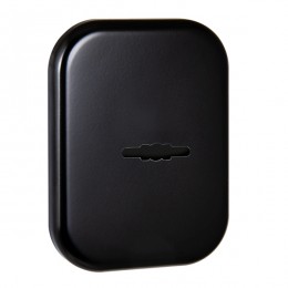 Накладка Fuaro (Фуаро) на сувальдный замок ESC.S.XL/K.486 BL (SC 486-S SQ XL) со шторкой черный (1шт.)