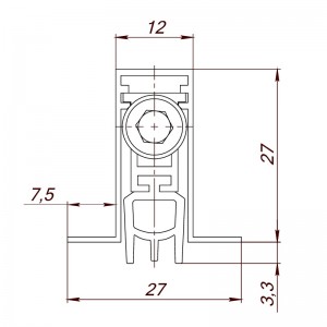 Автоматический Armadillo (Армадилло) порог EASY BLOCK F/820