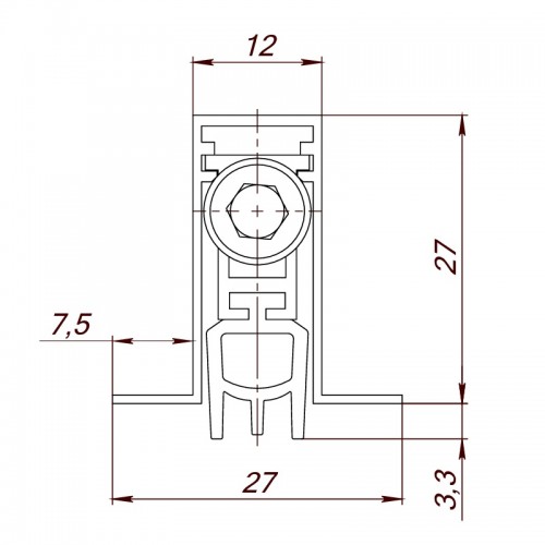 Автоматический Armadillo (Армадилло) порог EASY BLOCK F/820