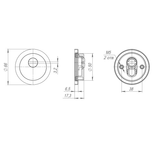 Накладка Fuaro (Фуаро) DEF.RLR/R-EXT.6617 BL-24 черный