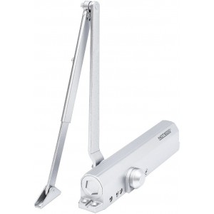 Дверной доводчик NOTEDO DC-080-180 DA+BC серебро