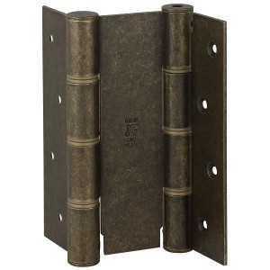 Дверная петля пружинная ALDEGHI CODE 87 OA 155-50 двусторонняя 155x50 (античная бронза матовая)