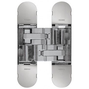 Дверная петля скрытой установки CEAM с 3D регулировкой 1230S NIK блестящий никель