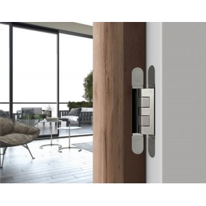 Дверная петля скрытой установки Ceam с 3D регулировкой 1432 BRS бронза матовая