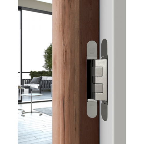 Скрытая петля CEAM 1432 3D, 230×32 мм, до 220 кг, BIA (белый)