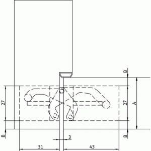 Скрытые петли MORELLI с 3-D регулировкой HH-16 W белый