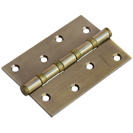 Петля дверная универсальная стальная MORELLI MS 100X70X2.5-4BB AB античная бронза