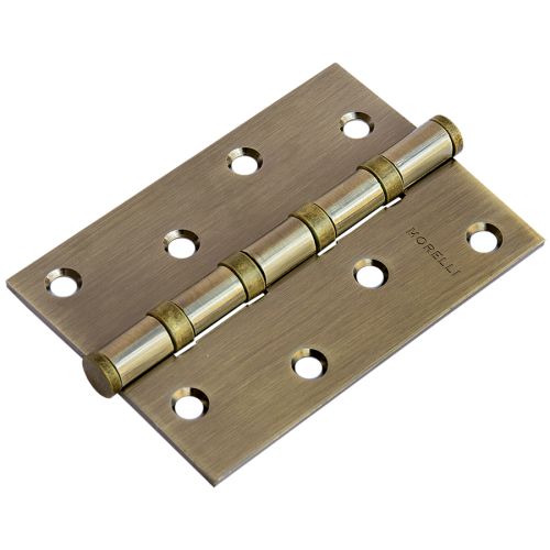 Петля дверная универсальная стальная MORELLI MS 100X70X2.5-4BB AB античная бронза