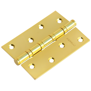 Петля дверная универсальная стальная MORELLI MS 100X70X2.5-4BB PG золото