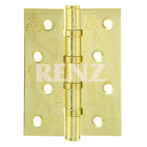 RENZ INDECOR FL 100-4BB FH SG gетля стальная, цвет латунь матовая
