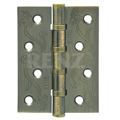 RENZ INDECOR FL 100-4BB FH MAB петля стальная, цвет бронза античная матовая