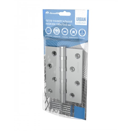 Петля Armadillo (Армадилло) универсальная IN4500UC-BL AB 102x75x3 INOX304 бронза БЛИСТЕР
