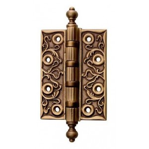 Петля дверная универсальная латунная Linea Cali 1270 CE PM патина матовая