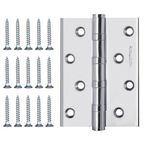 Петля Armadillo (Армадилло) универсальная IN4500UC-BL CP 102x75x3 INOX304 хром БЛИСТЕР
