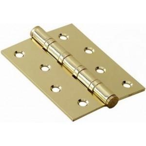 Петля дверная универсальная PIRUETTE SU-100X75X2.5 S.BRASS матовая латунь