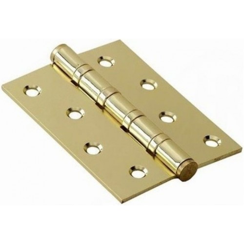 Петля дверная универсальная PIRUETTE SU-100X75X2.5 S.BRASS матовая латунь