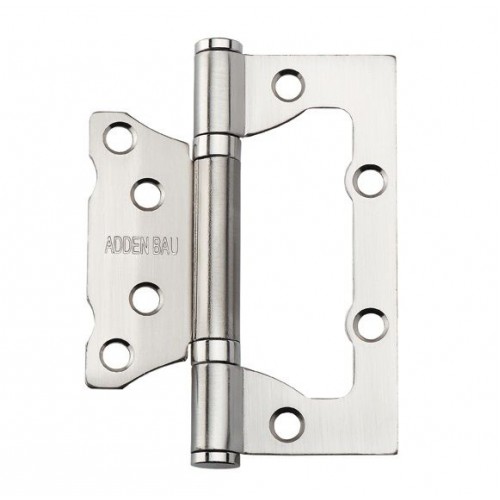Петля универсальная без врезки ADDEN BAU 100X75X2.5 BUT SATIN CHROME Матовый хром