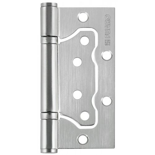 Петля Fuaro (Фуаро) универсальная без врезки IN4500W-BL SC (500-2BB/BL 100x2,5) матовый хром БЛИСТЕР