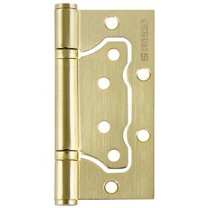 Петля Fuaro (Фуаро) универсальная без врезки IN4500W SB (500-2BB 100x2,5) мат. золото