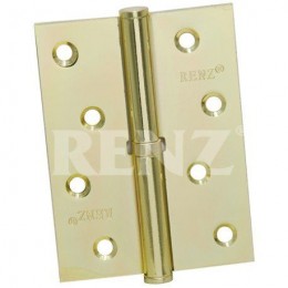 RENZ INRENZ L 100 FH SG петля стальная левая, цвет латунь матовая