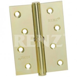RENZ INRENZ L 100 FH SG петля стальная левая, цвет латунь матовая