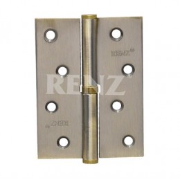 RENZ INR 100 FH AB петля стальная правая, цвет бронза античная