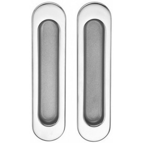 Ручка для раздвижных дверей SILLUR A-K05-V0 P.CHROME/S.CHROME хром