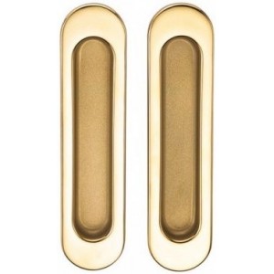 Ручка для раздвижных дверей SILLUR A-K05-V0 P.GOLD/S.GOLD золото