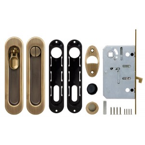 Набор Armadillo (Армадилло) для раздвижных дверей SH.LD152.KIT011-BK (SH011-BK) WAB-11 матовая бронза