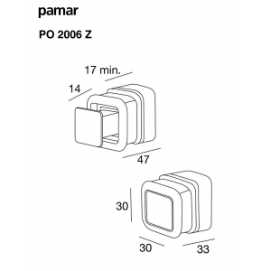 Ручка для раздвижных дверей Pamar 2006Z-PO матовый хром (E215)