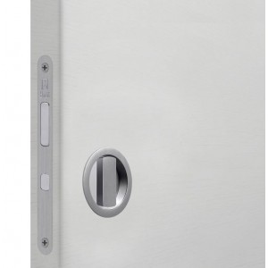 Bonaiti комплект WC для раздвижных дверей (механизм G500T H21 + ручки EASY TONDO) матовый хром
