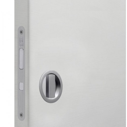Bonaiti комплект WC для раздвижных дверей (механизм G500T H21 + ручки EASY TONDO) матовый хром