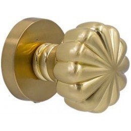 Дверная ручка-кноб PIRUETTE "VEGA" L143 MATTE BRASS матовая латунь